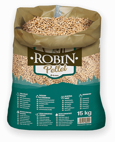 worek pelletu opałowego Robin do kupienia w Tykocinie lub sklepie internetowym